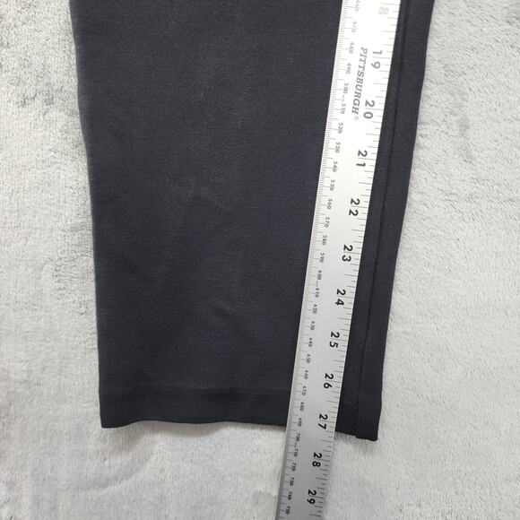 Liz Claiborne Studio Pants Womens M Black Pull On Mid Rise Slim Ankle Stretch - Picture 7 of 9